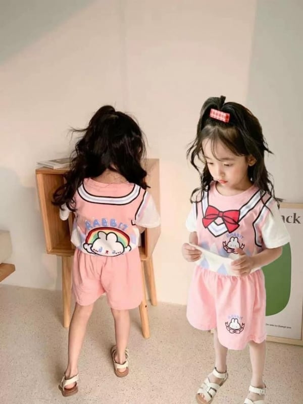 小熊兔子兄妹装