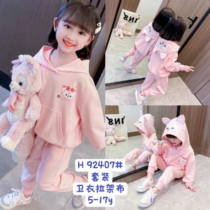 玲娜贝儿连帽套装-粉