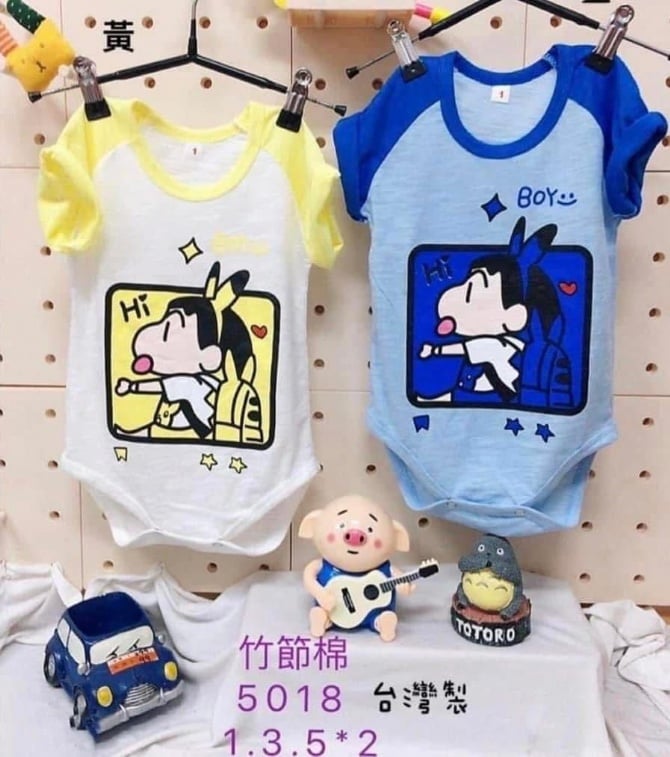 蜡笔小新包屁衣-蓝色
