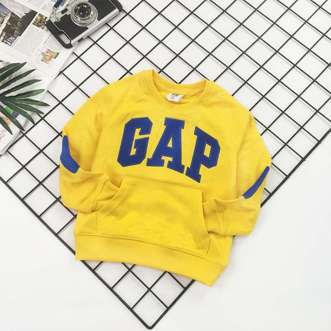 Gap卫衣📌顏色：亮黄色
