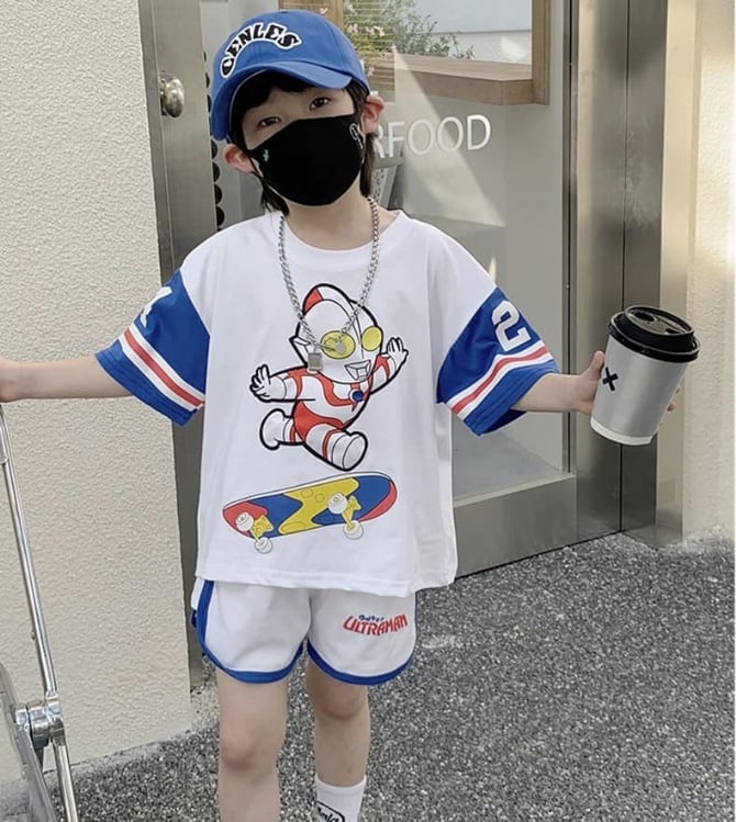 亮燈款奧特曼套裝📌顏色：白色