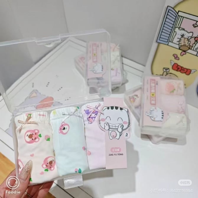 （女童）左羽童（纯棉内裤）卡通随机！！
