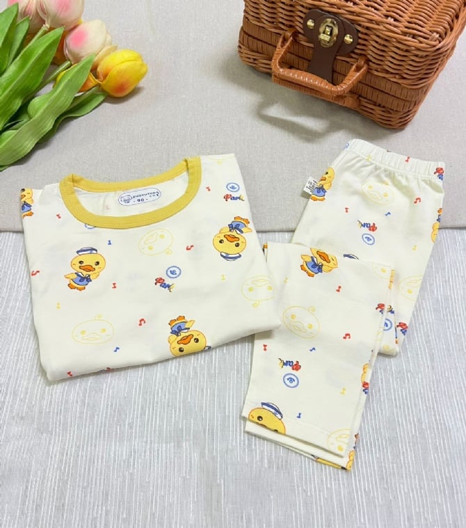 小鸭子家居服-黄色