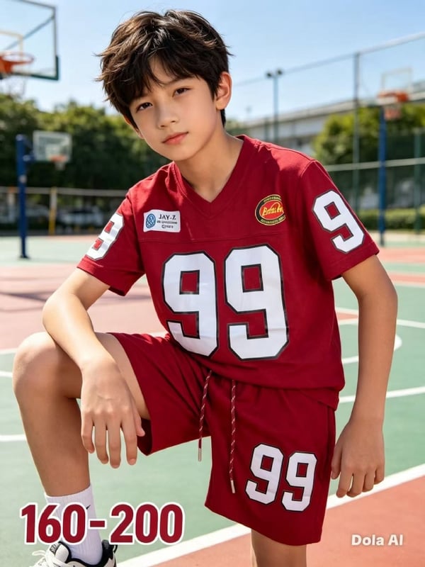 99球衣套装-暗红