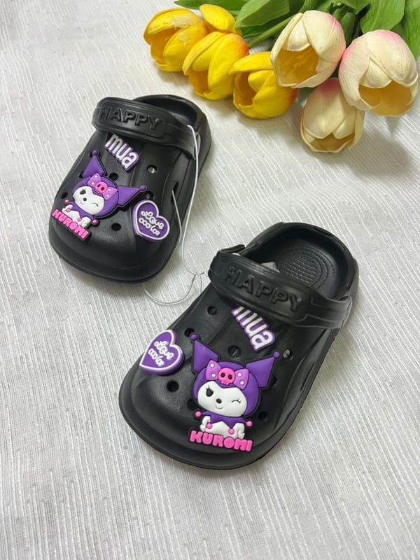 库洛米洞洞鞋-黑色（小孩）