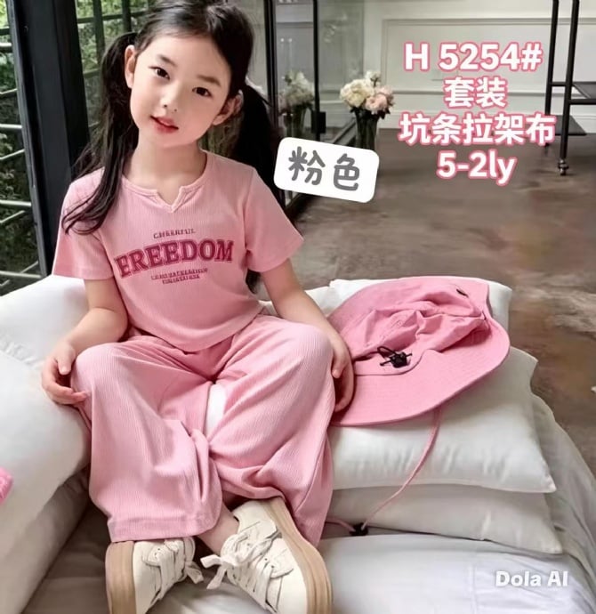 字母罗马套装-粉色