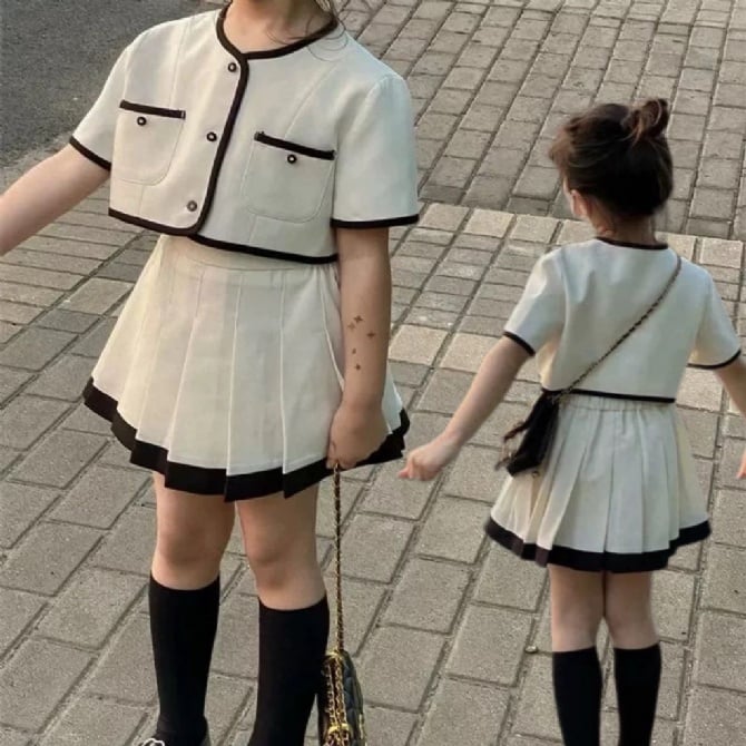 小香风套装裙