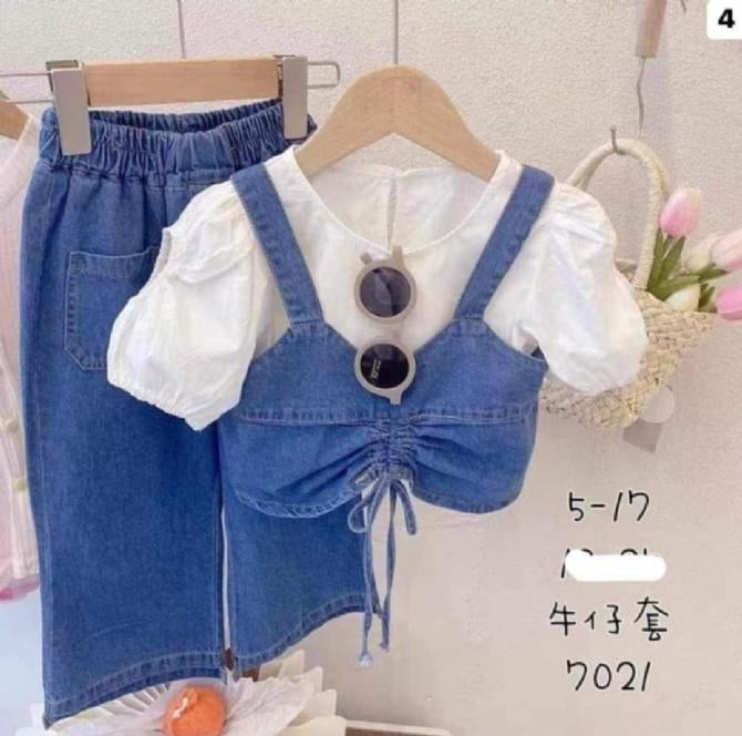 牛仔套装裤