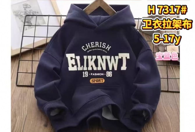 ELIKNWT卫衣-宝蓝色