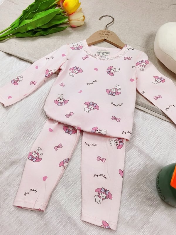 美乐蒂蝴蝶结粉色家居服