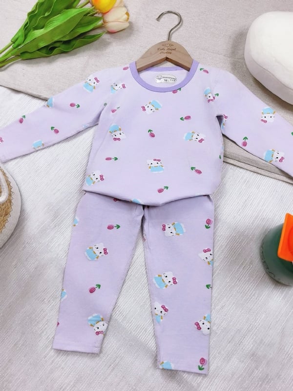 HELLO KITTY深紫家居服