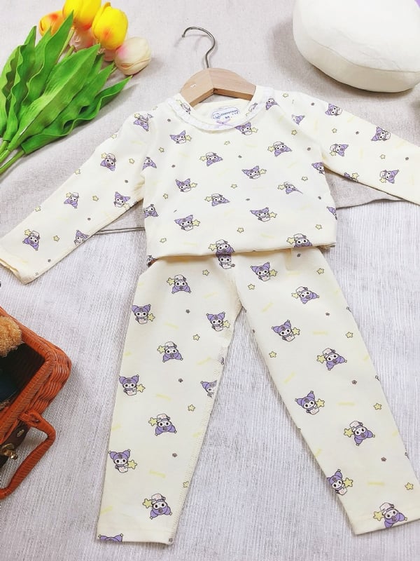 库洛米蝴蝶结家居服-黄