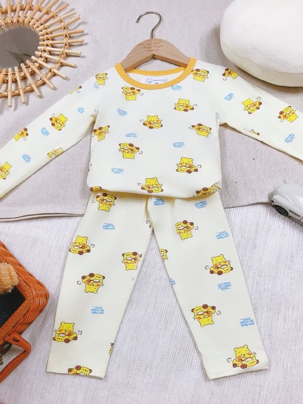 小熊维尼家居服-米黄
