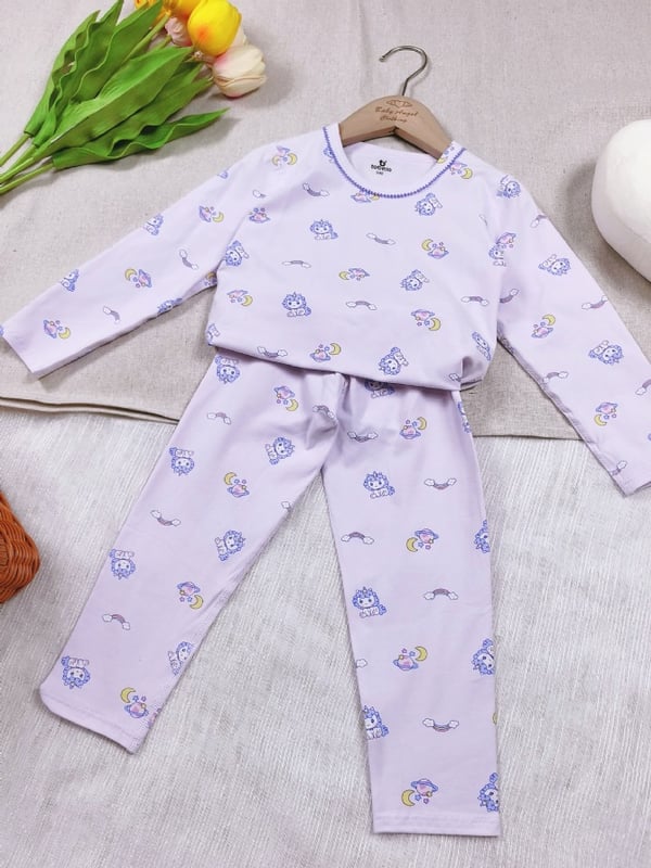 独角兽紫色家居服