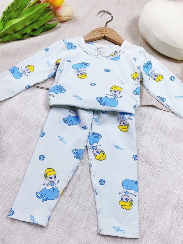 爱莎公主浅蓝家居服