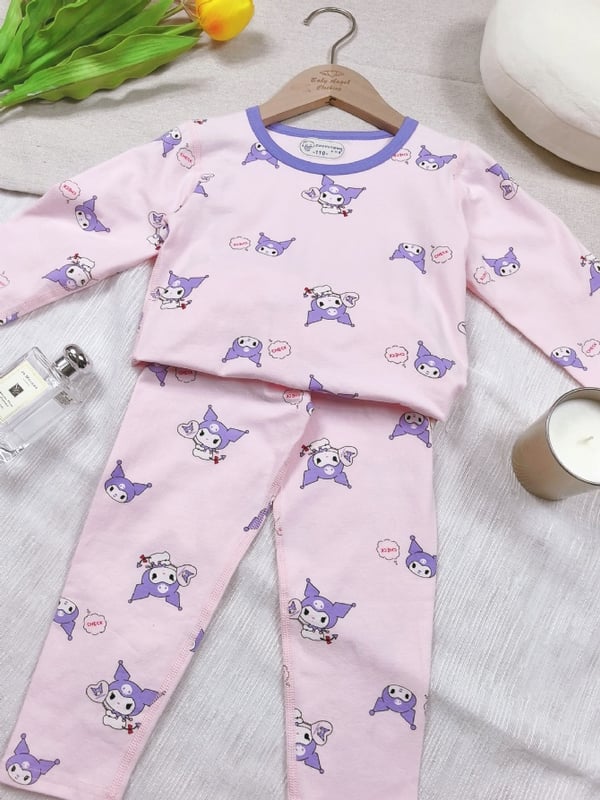 库洛米紫色家居服