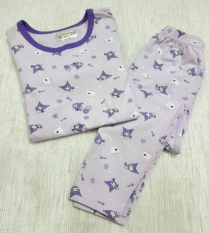 库洛米信封紫色家居服