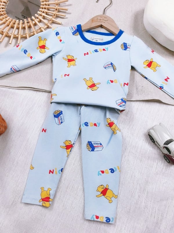 小熊维尼家居服-深蓝