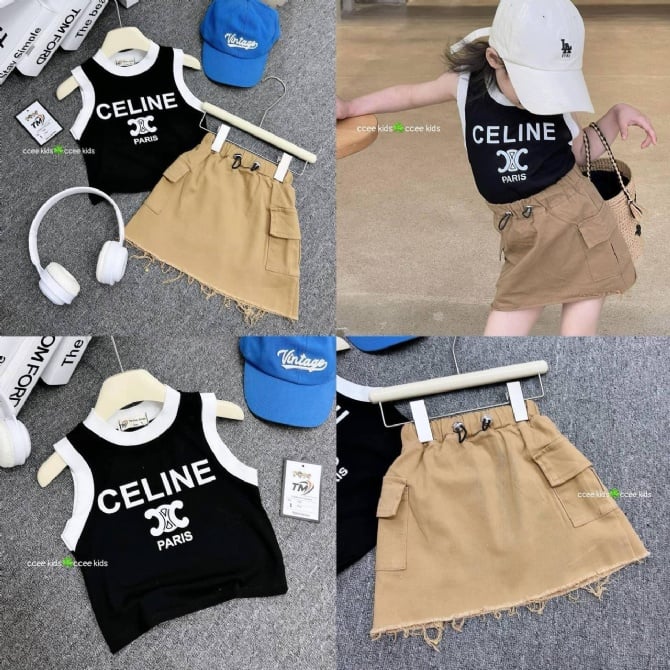 Celine背心套装