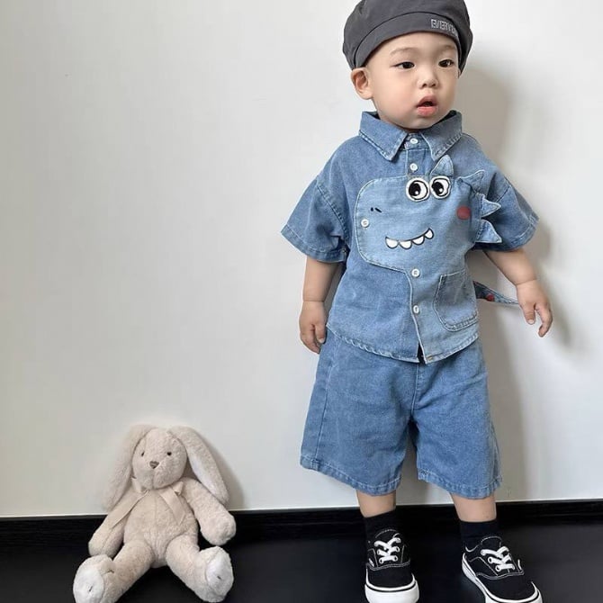 恐龙牛仔套装