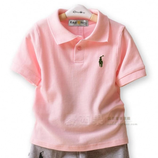 新P家Polo T-粉
