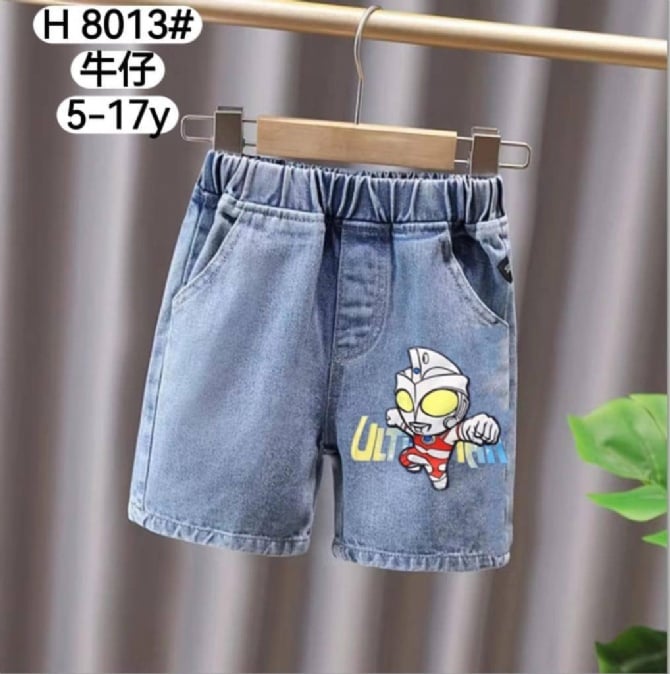 奥特曼牛仔短裤