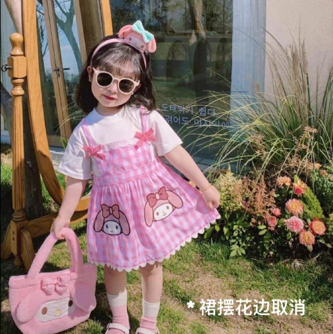 美乐蒂假两件连身裙